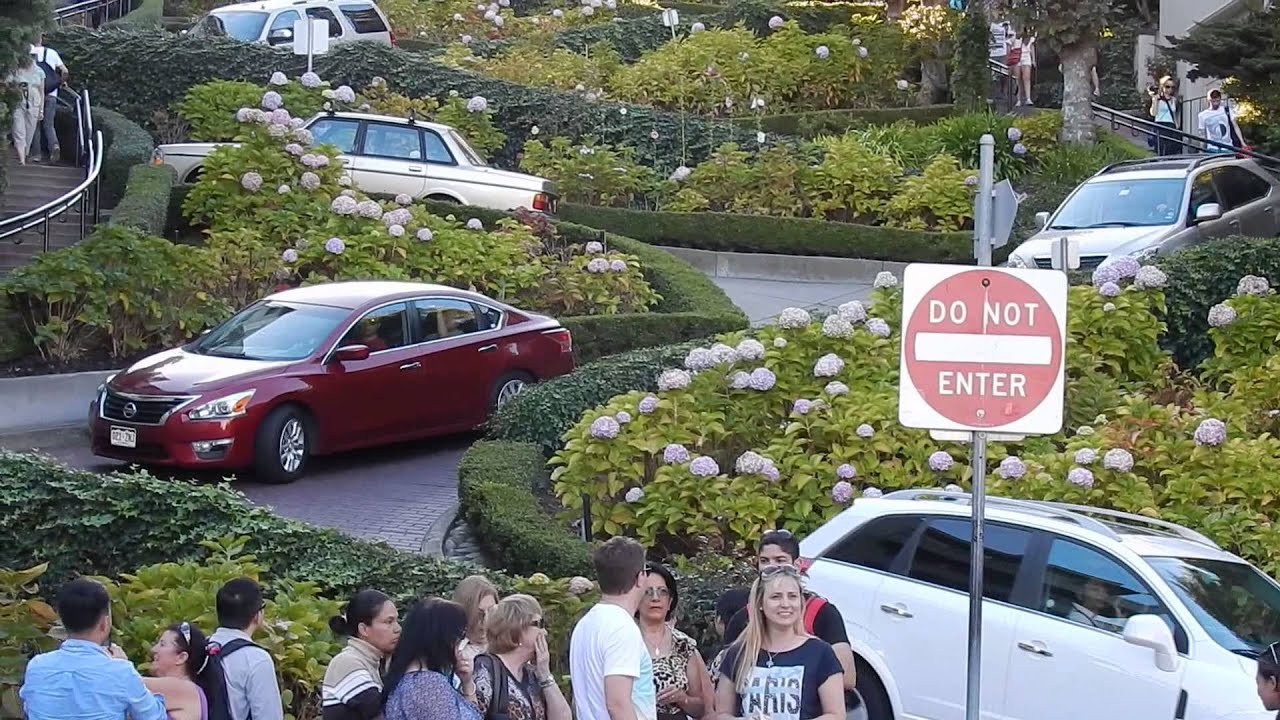 サンフランシスコ ロンバート ストリート Lombard Street Youtube