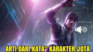 Arti dari kata kata karakter jota free fire