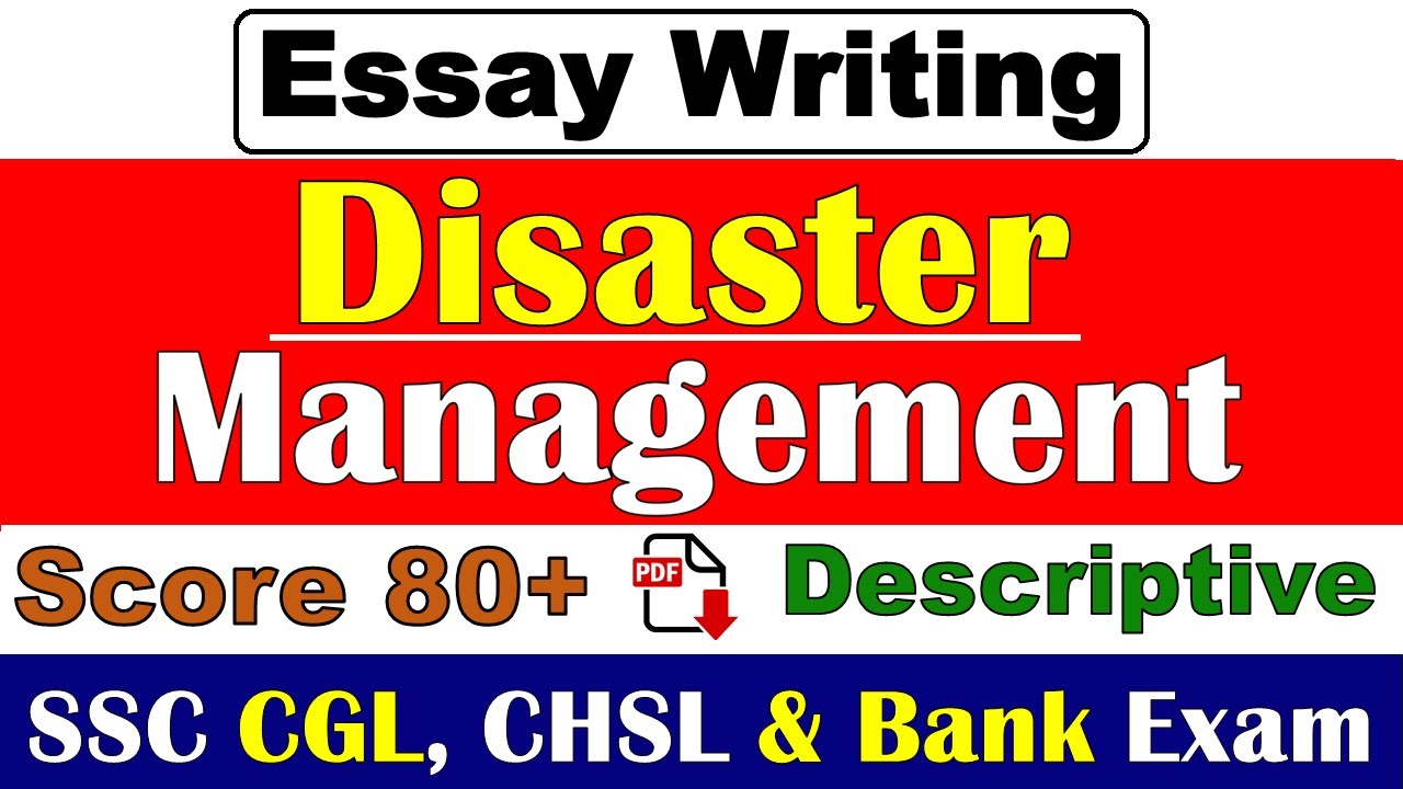 disaster management essay 250 words