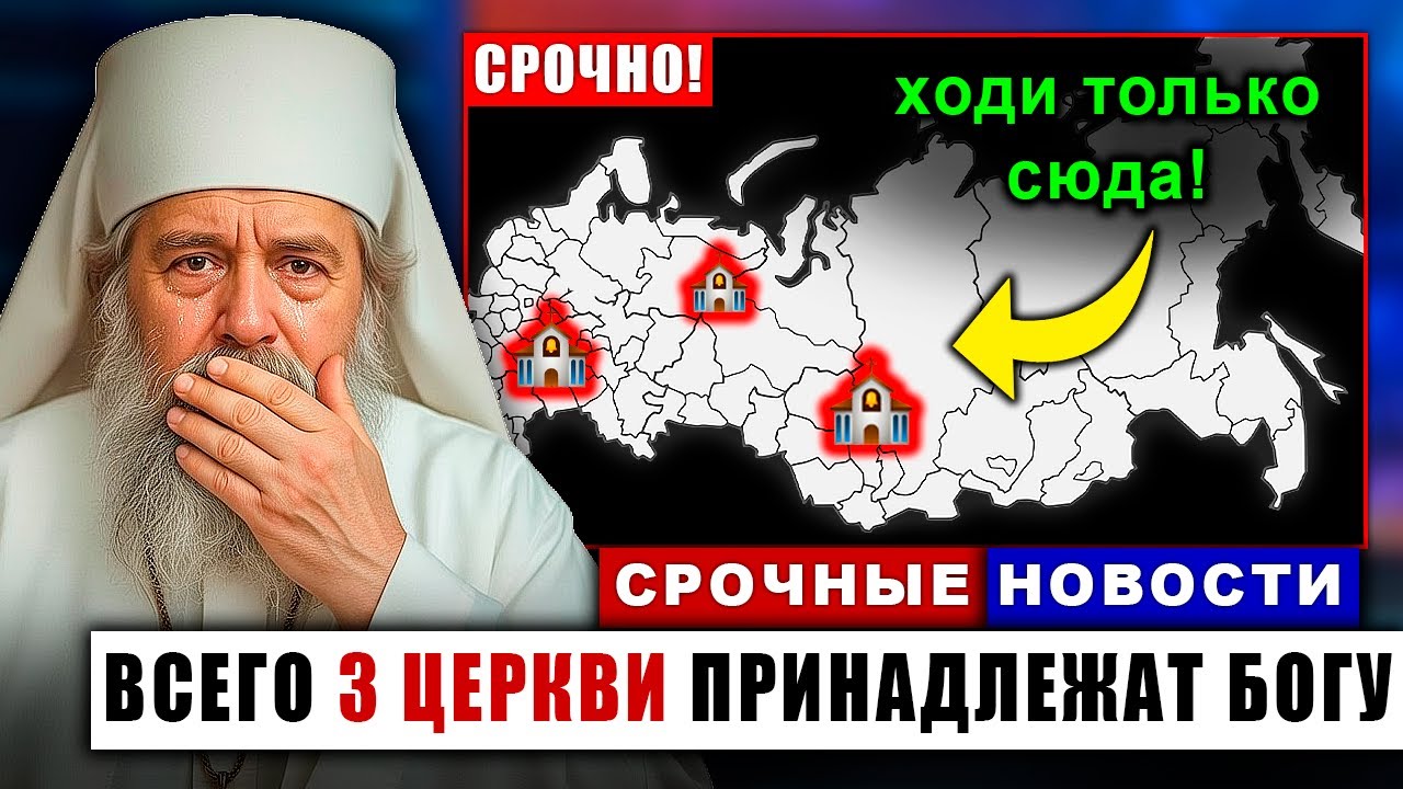 Только ЭТИ 3 ЦЕРКВИ действительно принадлежат Богу — остальные ведут души в ад!