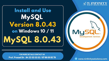 How to Install MySQL 8.0.43 on Windows 10 / 11 | Step-by-Step Guide