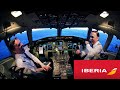Piloto Gracioso de Iberia hablando!! // Funny Pilot Announcement