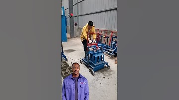 Customized brick making machine for different building needs #fcnfm #youtubeshorts #build