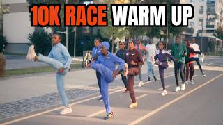 This Is How Ethiopian Elite Runners Warm Up Before a Race | Brasov 10K