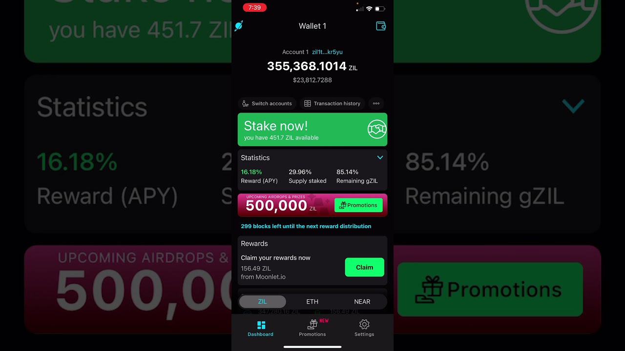 My 55th Day Staking Zilliqa/ Crypto Adoption is already here !