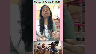 Battles of Tarain | Prithviraj vs Muizuddin Muhammad of Ghor #shorts #history #upsc #gkfacts #ugcnet