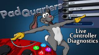 PadQuarters Live Controller Diagnostics and XInput Support