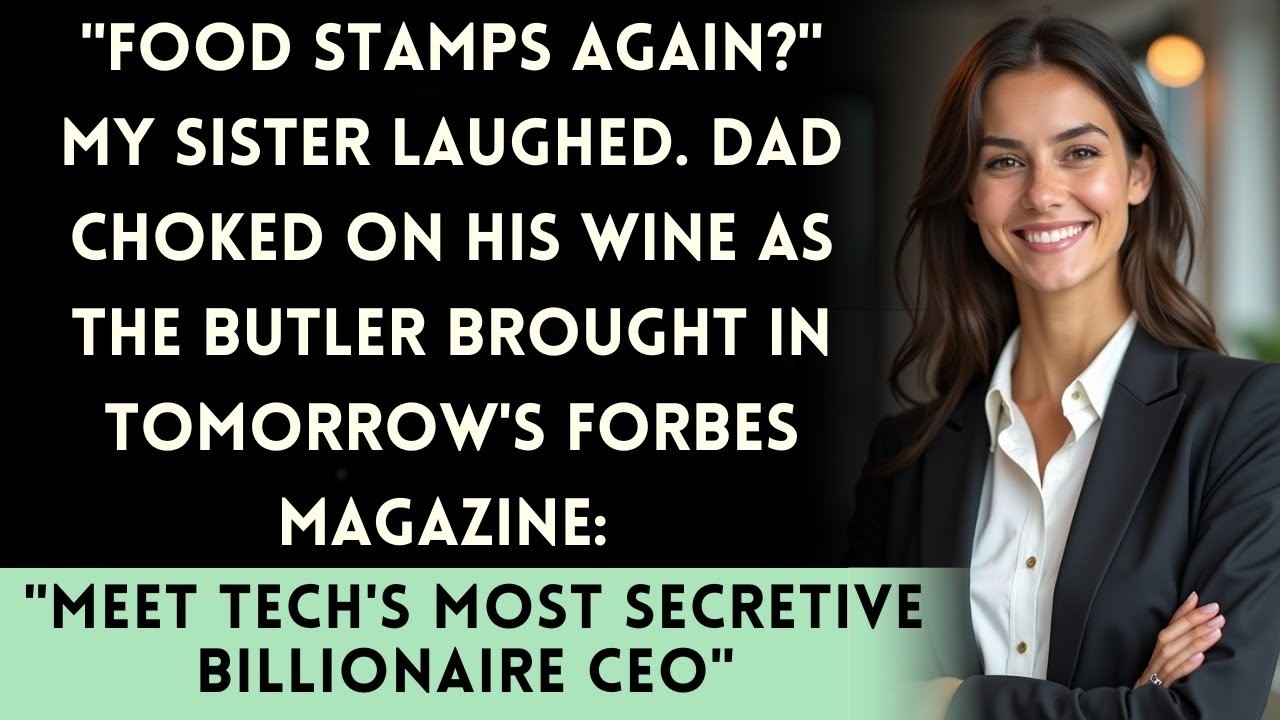 During The Family Dinner, Sister Said 'Still Using Food Stamps '—Then My Forbes Cover Dropped