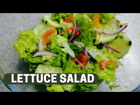 Video: How To Make Lettuce Salad