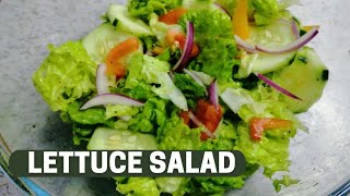 QUICK AND EASY LETTUCE SALAD RECIPE