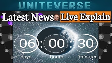 Live Explain about Timer of Starting Uniteverse in Meta Force. Please don