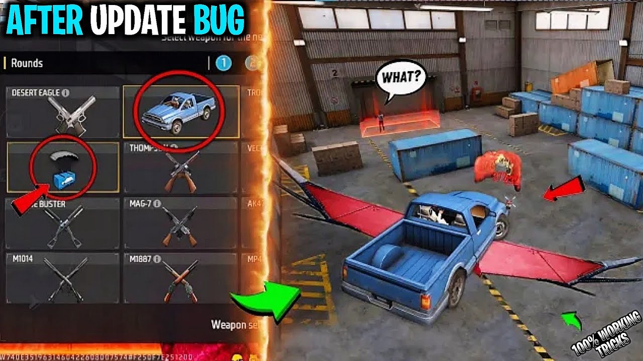 Bug Fire Update Free Fire New Bug And Tricks || Free Fire After Update Bug - YouTube
