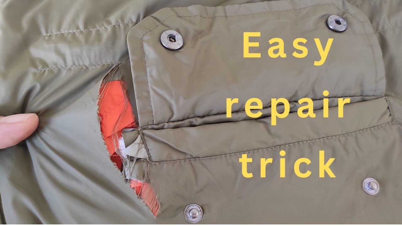 how-to-repair-a-hole-in-a-jacket-with-a-simple-skill-learning-sewing