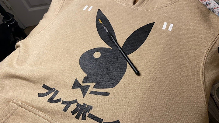 How to make a playboy hoodie for your boyfriend