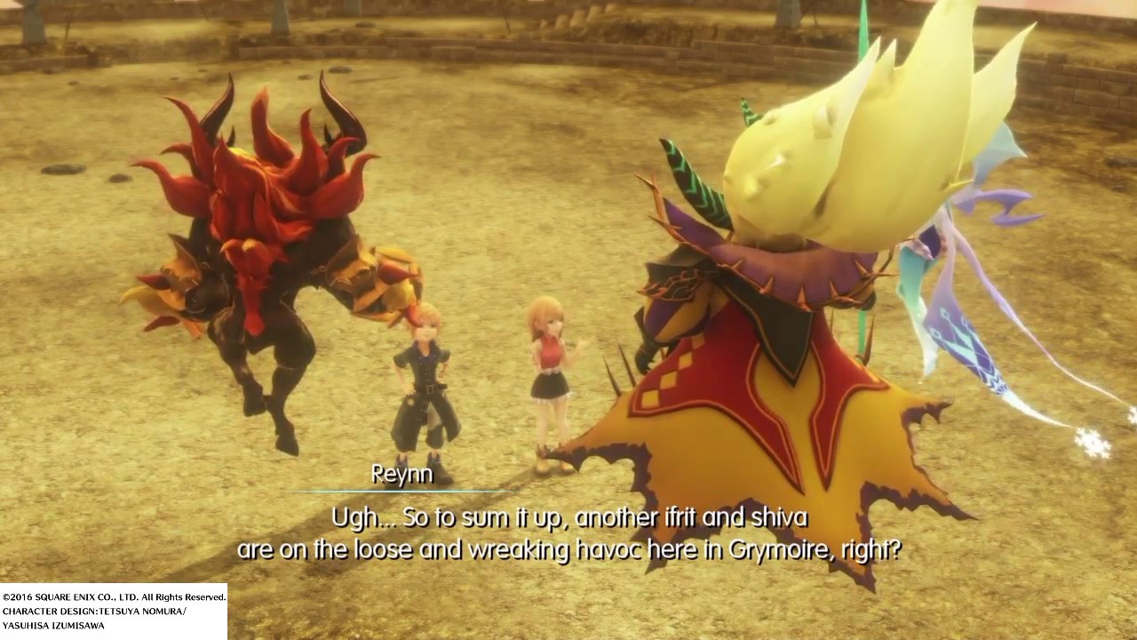 World of Final Fantasy [Hunt For Ifreeta & Shivalry] - YouTube