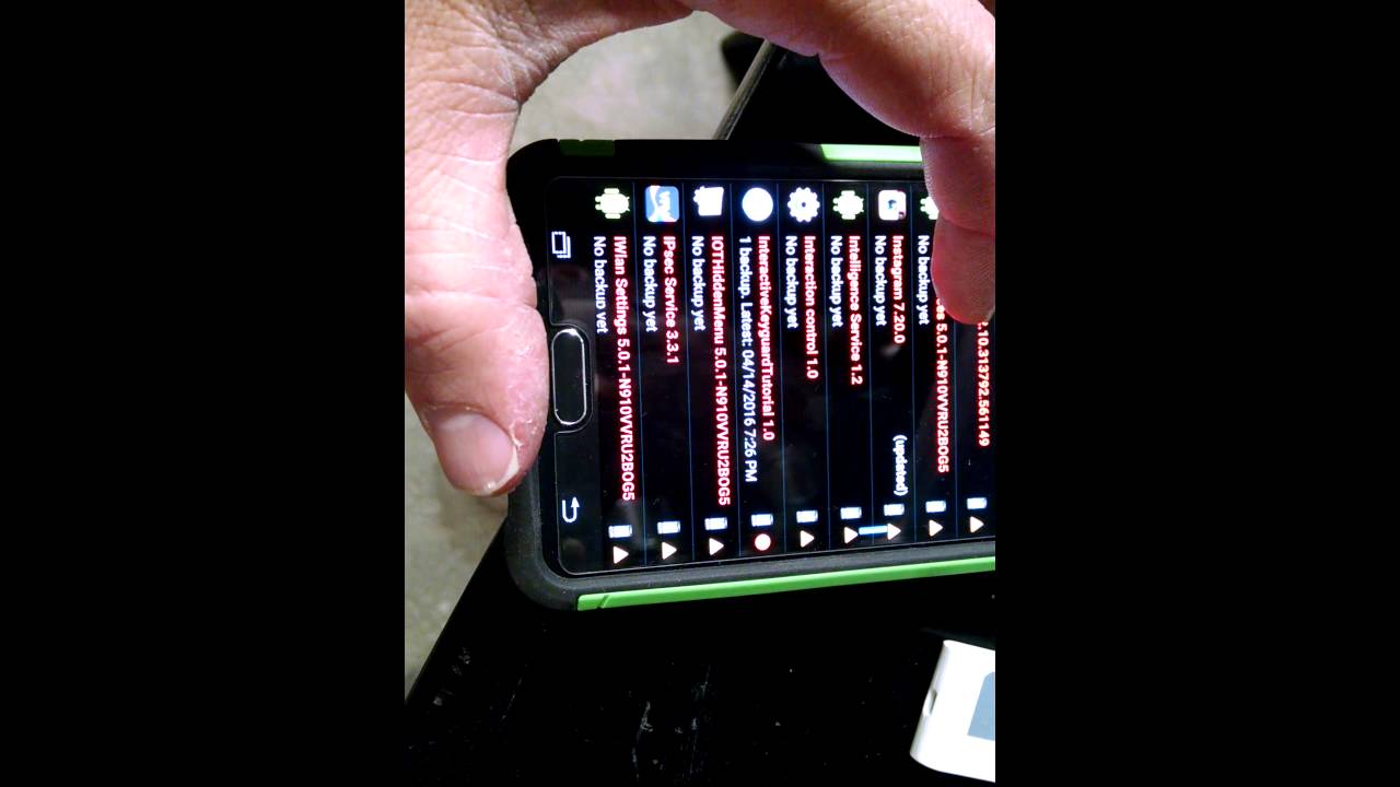 Rooted note 4 Verizon retail