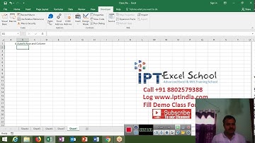 AutoFit Row and Column : VBA Macros Programming in Hindi