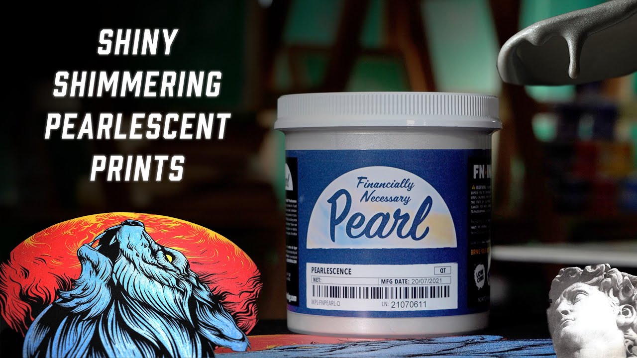 FN Ink Plastisol Screen Printing Ink - Pearlescence, Gallon 