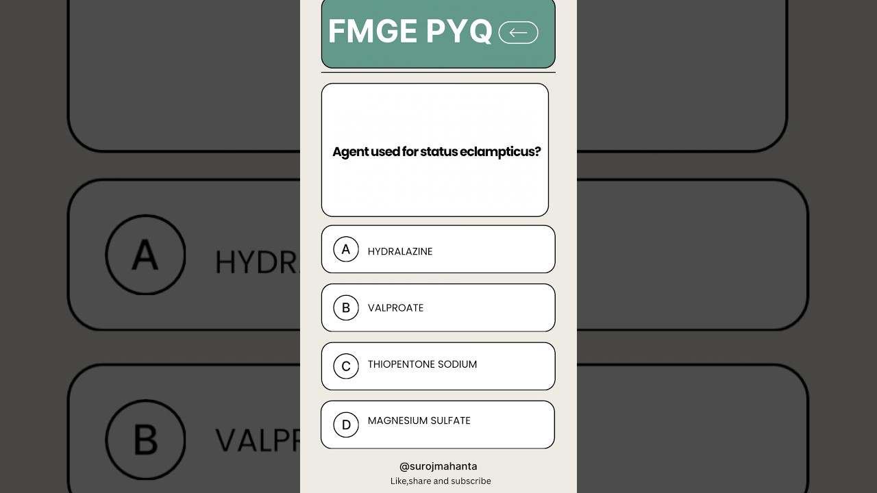FMGE PYQ| Read the captions ⬇️| Previous Year Questions & Topics with Full Explanation |