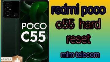 POCO C55 Hard reset and remove pattern lock 2026