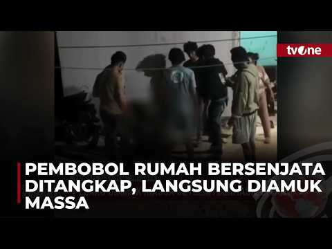 Ancam Korban dengan Senjata, Pelaku Pembobol Rumah Diamuk Massa
