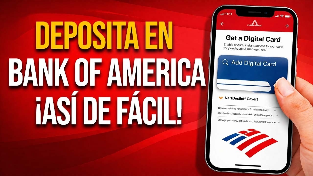 Cómo depositar un cheque en Bank of America paso a paso 2026