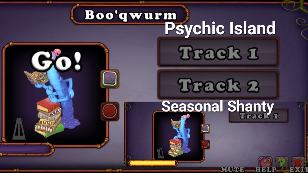 All Boo'qwurm sound and animations on all islands (Psychic + Seasonal
