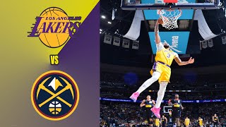 Lakers Vs Nuggets Lakers Highlights Nba Playoffs Game 2 2024