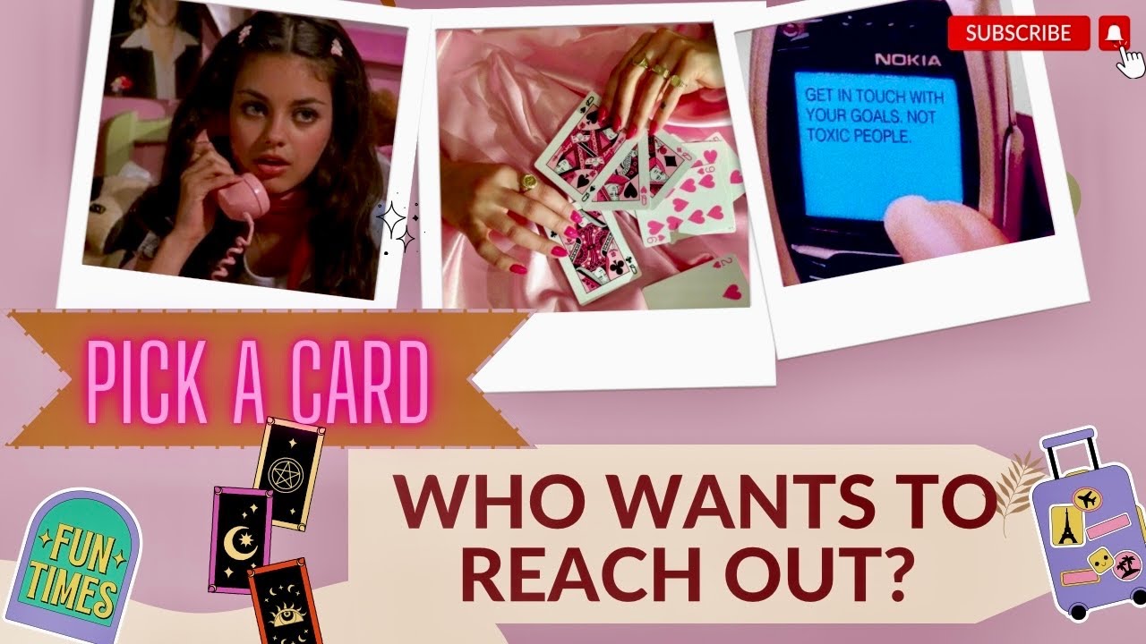 PICK A CARD|WHO WANTS TO REACH OUT TO YOU?☎️📲🥰❤️