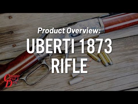 Visit us: bit.ly Winchesters 1873 rifle was the Rifle that Won the West. It was chambered in a new, more powerful cartridge, the .44-40âa .44 caliber bullet, propelled by 40 grains of black powder. However, a factor that really insured the success of the 1873 Winchester rifles was that Colt quickly offered its Peacemaker chambered in .44-40, as well. A cowboy could have both a lever-action rifle and his six shooter, and needed only one cartridge belt for both. Most Texas Rangers and every old West cowboy worth his salt carried 1873 rifles. Chappo, the son of Apache war chief Geronimo, packed an 1873. And Buffalo Bill carried an 1873 lever-action rifle along with a pair of .44-40 Colts in 1876 when he worked as an Army scout. This piece of rifle history is available in five distinctive models of Uberti rifles, including the Uberti 1873 Carbine, and Uberti 1873 Special Sporting Rifle. Visit us: bit.ly