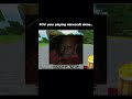 POV: your playing Minecraft all alone... #viral #gaming #minecraft #shorts  #trending