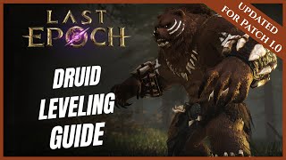 LAST EPOCH | DRUID | FASTEST LEVELING GUIDE 1- 80 | NEW PLAYER BEGINNERS GUIDE @TonyBingGaming