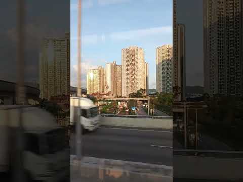 Vlog perjalanan naik bus di pagi yang cerah. TKW Hongkong #