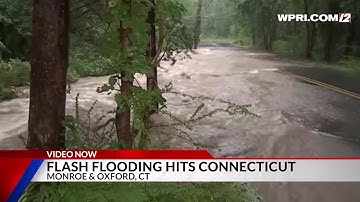 Video Now: CT gets hit with flash flooding