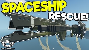 EPIC SPACESHIP RESCUE & CRASH! - Stormworks: Build and Rescue Gameplay - Multiplayer Mission