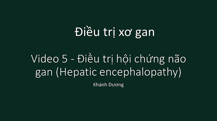 Baẳng điểm đánh giá hội chứng não gan