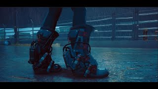 Cyberpunk - triple jumping with Retrothrusters