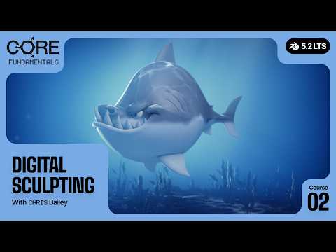 Digital Sculpting in Blender 5.2 LTS | CORE V2 Course Trailer
