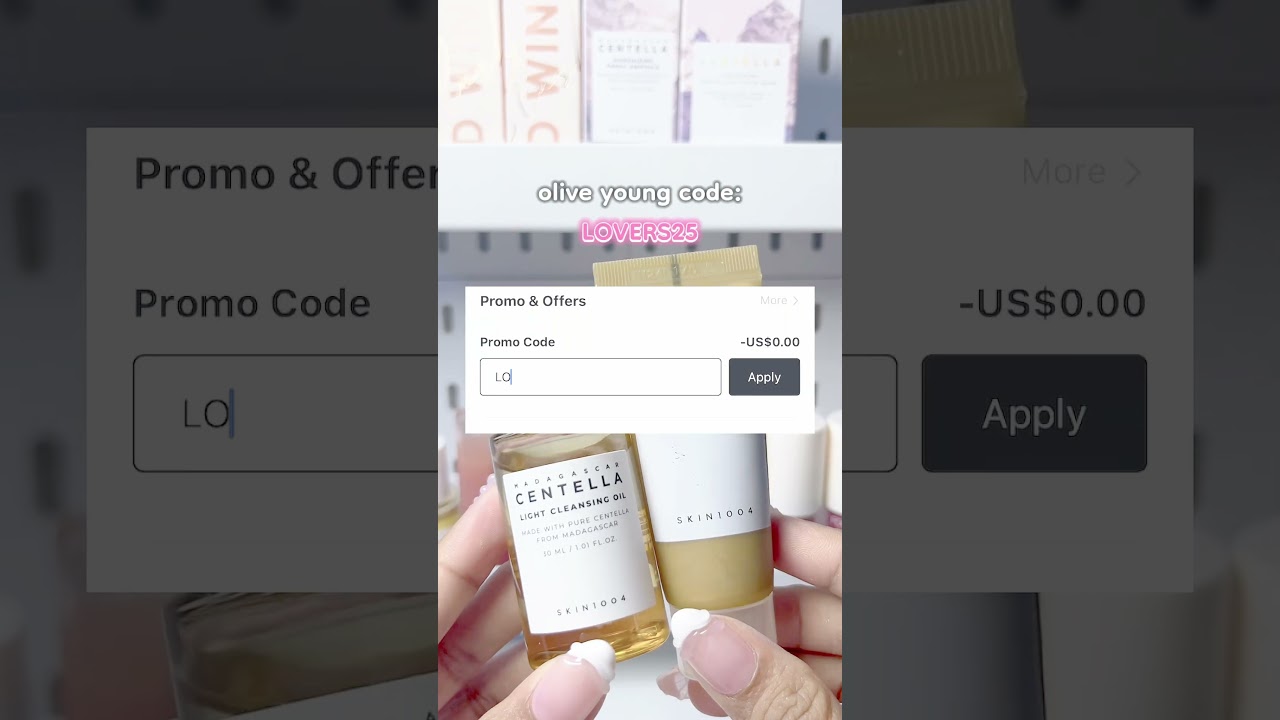 oliveyoung code: LOVERS25 