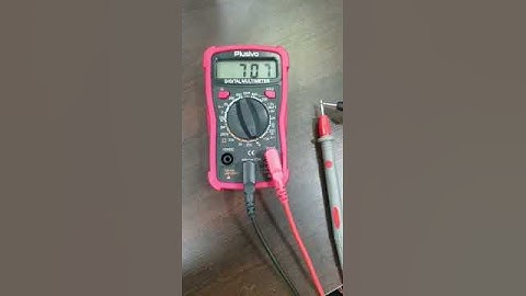 Checking probes/Continuity with Plusivo Digital Multimeter