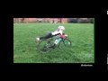 Ruby isaac doing a superman on her bike
