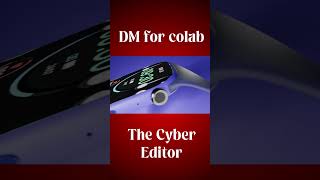 a smart watch ad i made for my portfolio