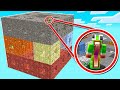SURVIVING ON THE WORLD'S LARGEST MINECRAFT CUBE!