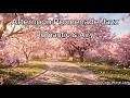 Every step feels like jazz: A romantic walk under falling cherry blossoms