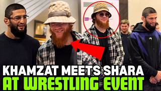 Khamzat Chimaev Meets Shara Bullet At Wrestling Event In Russia