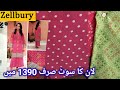 Zellbury lawn summer suits Rs 1390 only