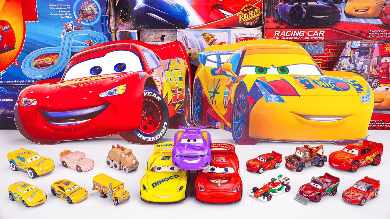 Disney Pixar Cars Unboxing Review | Lightning Mcqueen, Tow Mater, Doc Hudson, Sally Carrera, Cruz