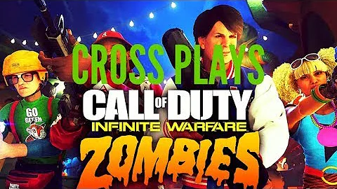 Cross Plays IW Zombies For The Very First Time !!!........