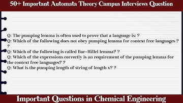 MCQ Questions Automata Theory Campus Interviews with Answers