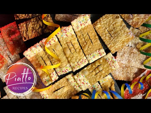 Italian FRIED Cookies for Carnival with Sweet PASTA Dough!